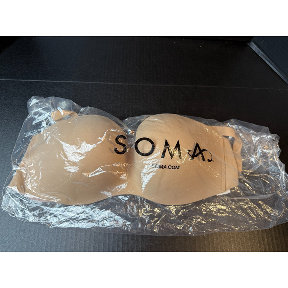 Soma 36DD Enbliss Stay-Put Strapless Bra Warm Amber - Picture 1 of 12